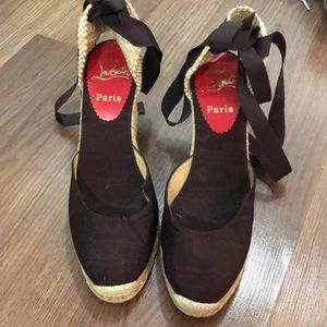Authentic Christian Louboutin Espadrilles